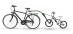 Прицепное устройство детского велосипеда к взрослому Peruzzo Trail Angel (Зеленый)