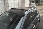 Багажник для автомобиля с рейлингами на крыше R54b черный
